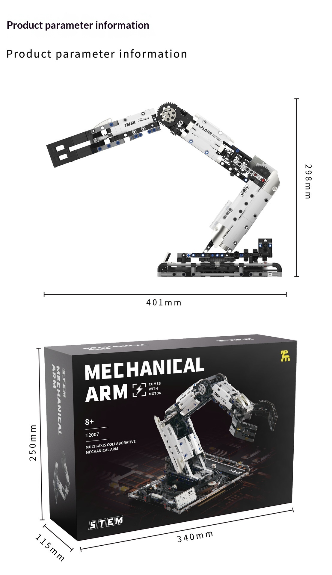Robot Kindergarten Building Block Remote-Controlled Assembly Toy - Image 3