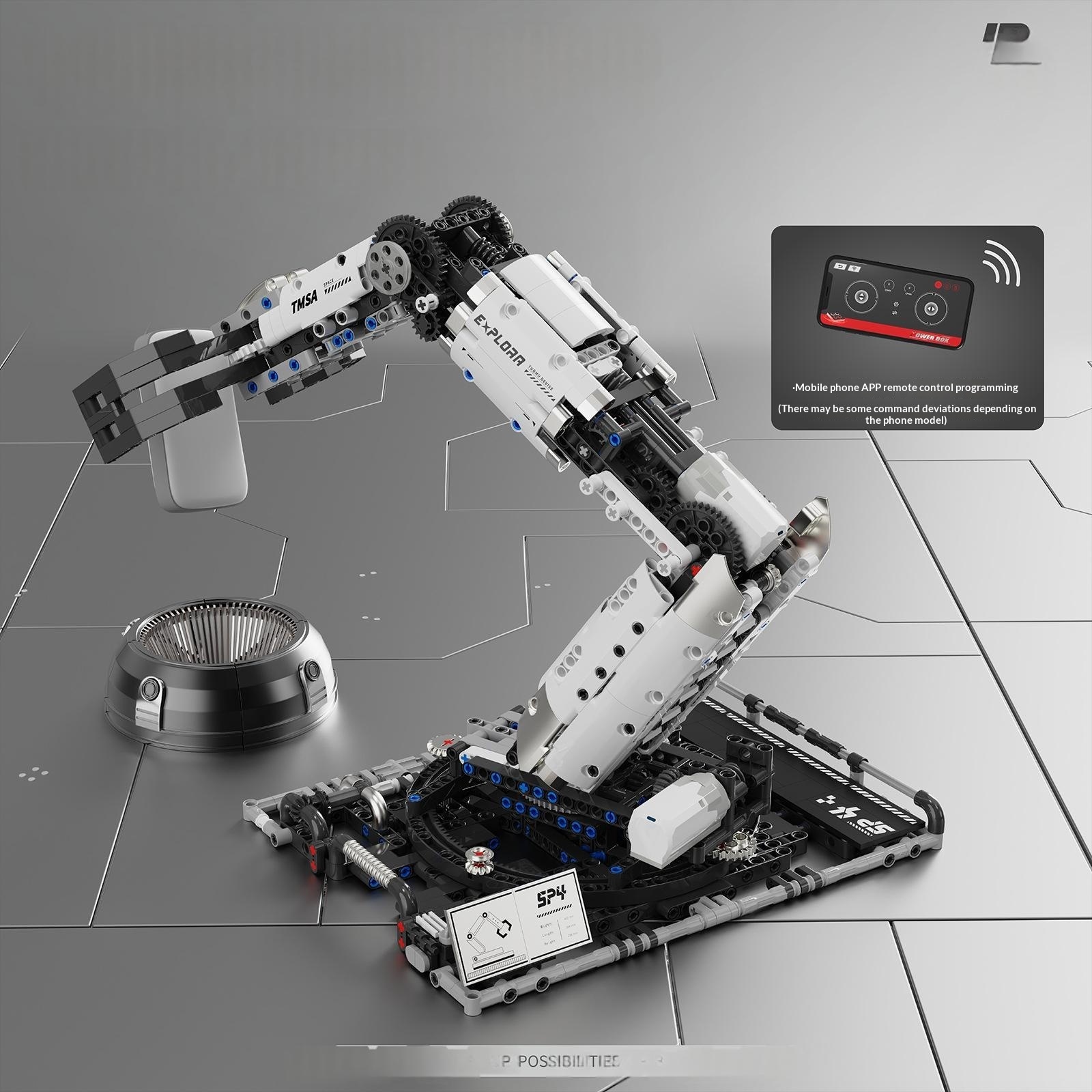 Robot Kindergarten Building Block Remote-Controlled Assembly Toy - Image 4